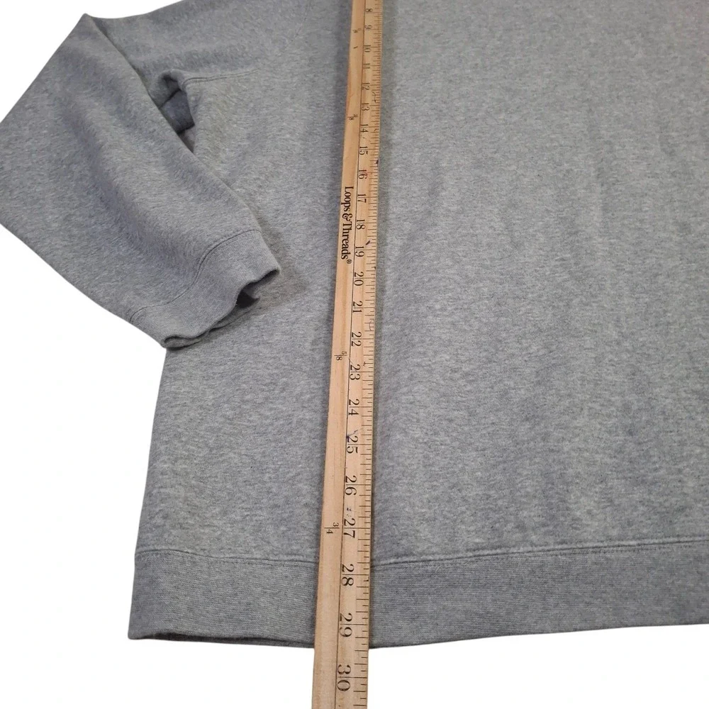 Nike Syracuse Orange Fleece Hoodie Mens XXL Gray Sweatshirt NCAA College Logo